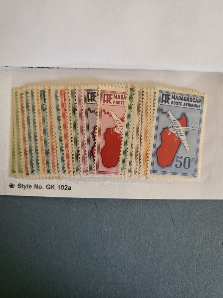 Stamps Madagascar Scott #C1-24 h