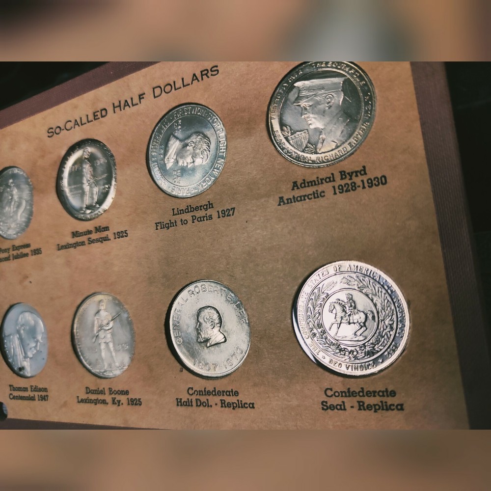 1947 So-Called Dollar Set Confederate Edison Lindbergh Boone Byrd Pony Express