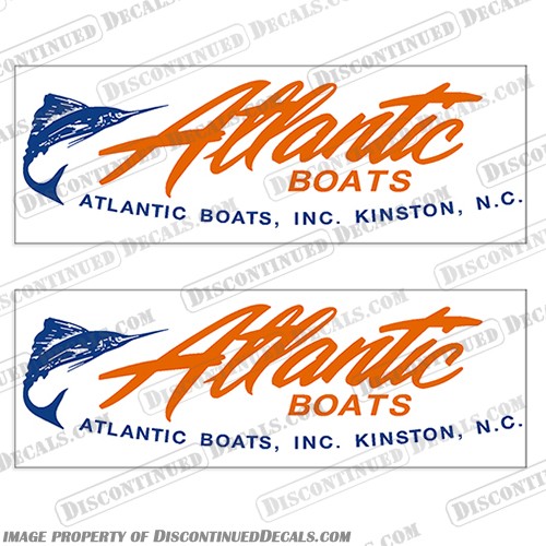 Fits Atlantic Boats Decal Kit