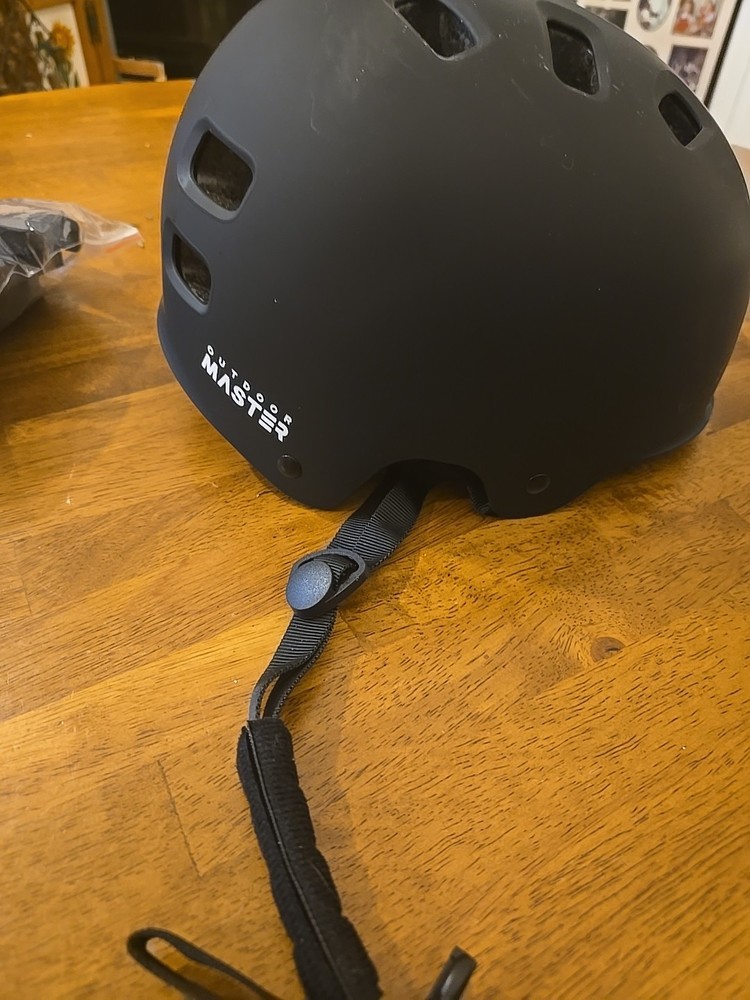 Outdoor Master Helmet Black Size Medium New