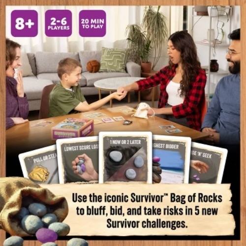 Exploding Kittens Survivor Lets Go to the Rocks