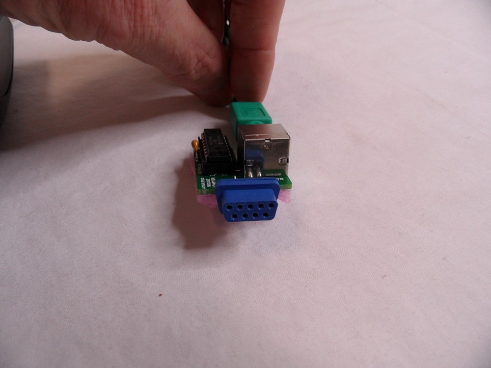 PS/2 Optical Mouse and Mouse adapter for Atari ST Computers