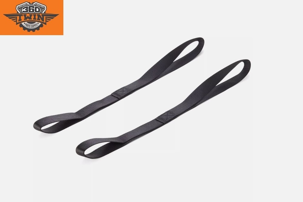 360 TWIN TIE DOWN LOOP EXTENSIONS 18" BLACK