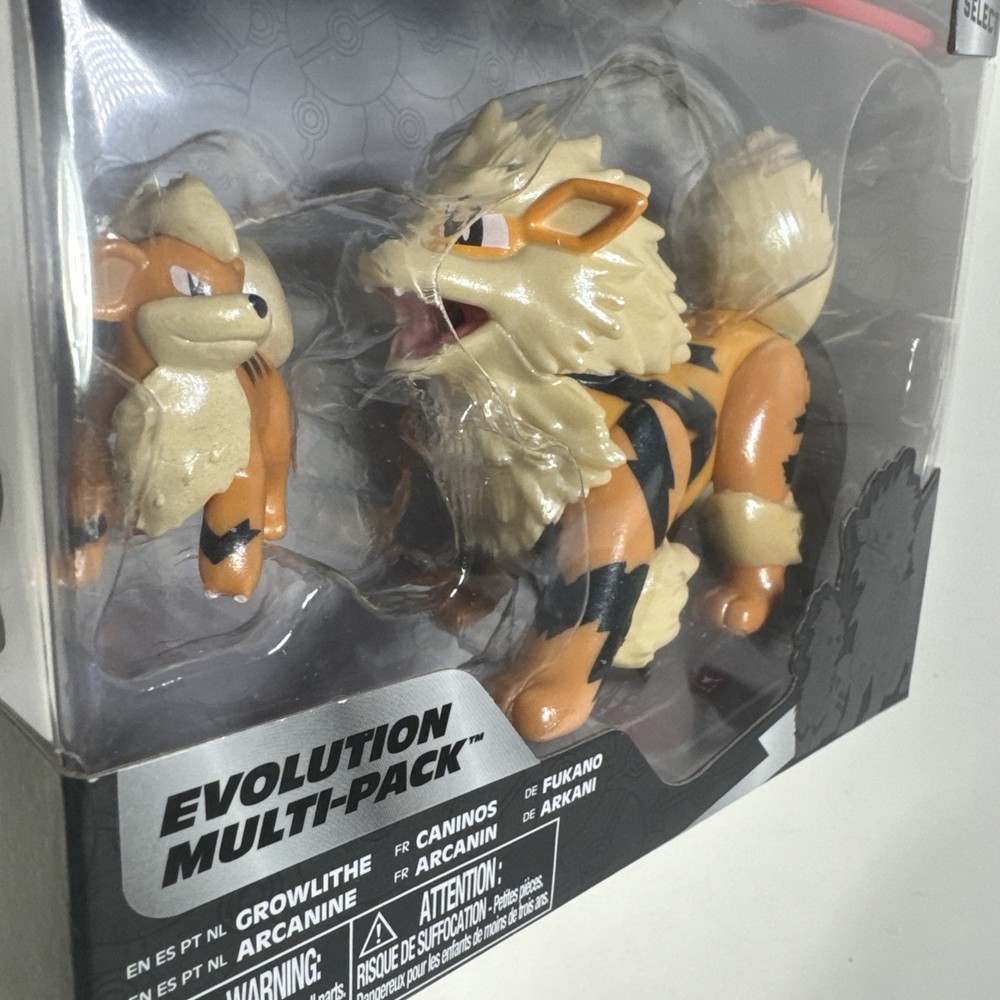 Jazwares Pokemon Evolution Multi-Pack Growlithe & Arcanine