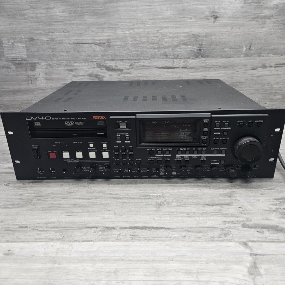 Fostex DV40 DVD-RAM Multitrack Recorder Pro Level Master Recorder