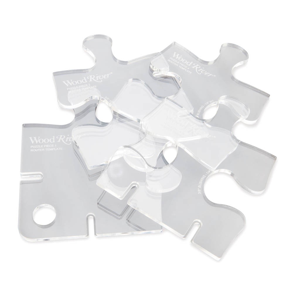 WoodRiver Puzzle Router Template Set - 4 Piece