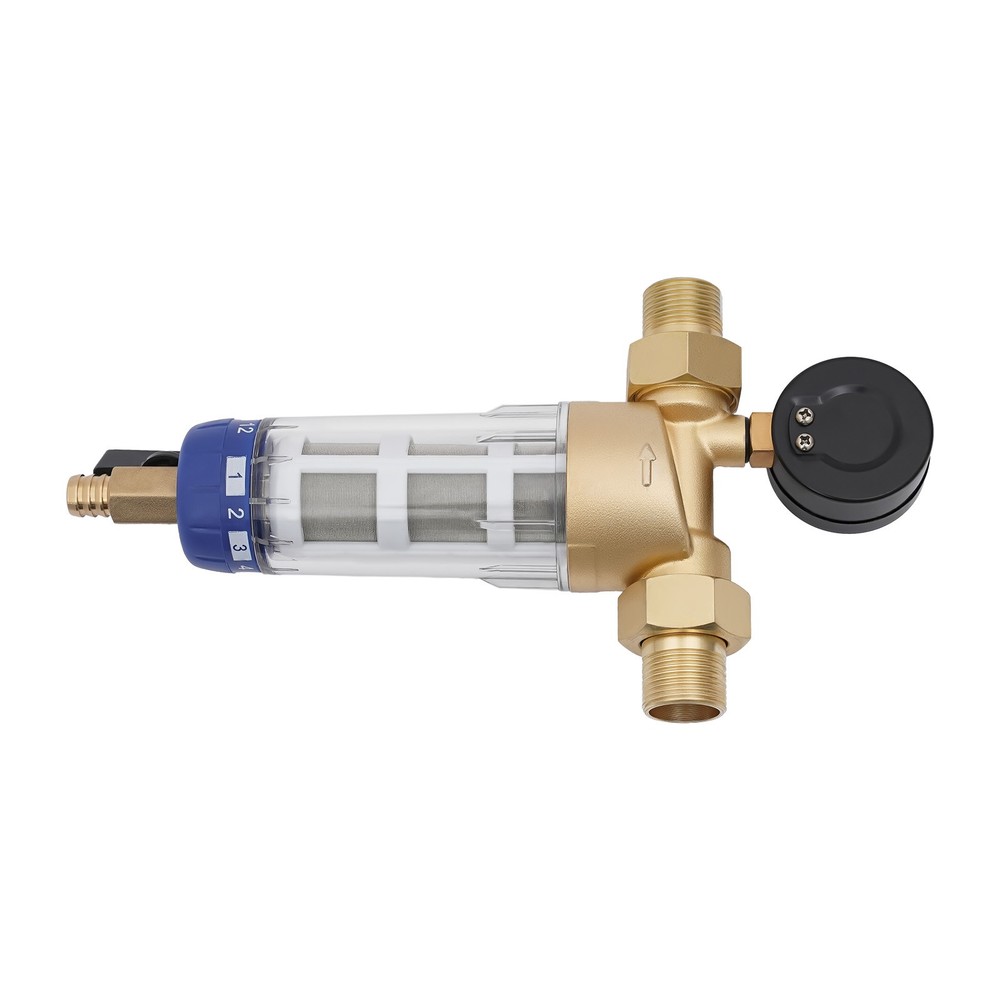 Hot Water Filter 3/4" Home Reusable Sediment Water Filter Spin Down Mesh System