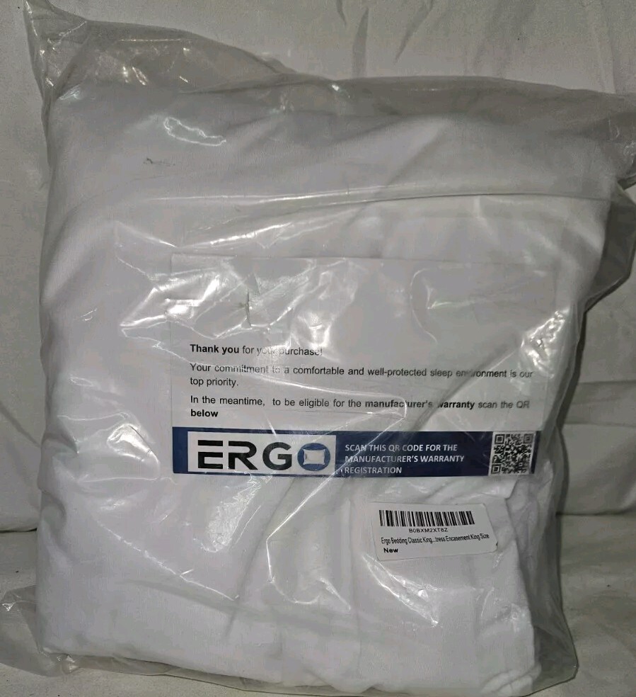 ERGO Mattress Encashment Waterproof King Size New
