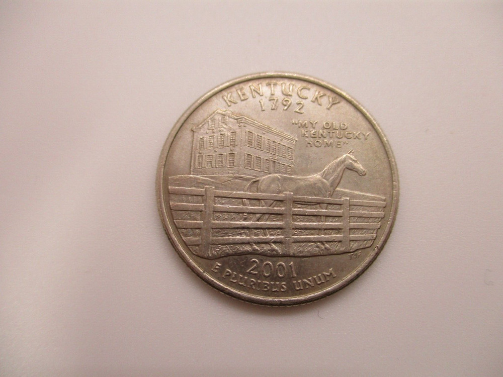 2001 Kentucky State Quarter Coin