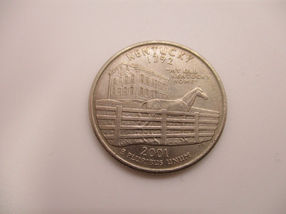 2001 Kentucky State Quarter Coin