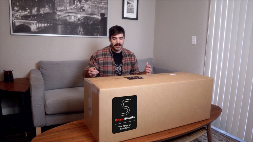 Snap Studio Ultimate Portable Vocal Booth Sound Recording Isolation Shield