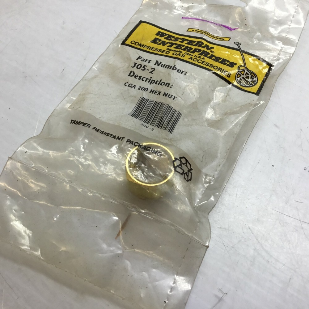 Western Enterprises 305-2 hex nut CGA -200