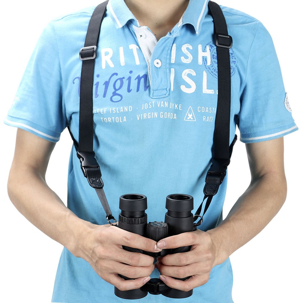 Tourbon Binocular Harness Universal Leather Camera Belt Strap Quick Release Hunt