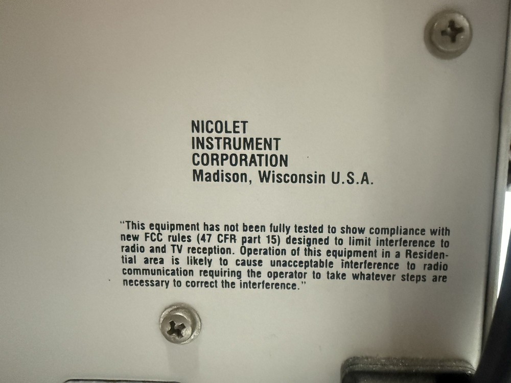 Nicolet 110 Digital Storage Oscilliscope