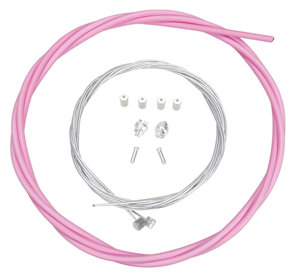 Basic Bicycle Brake Cable Kit for BMX/MTB - PASTEL PINK
