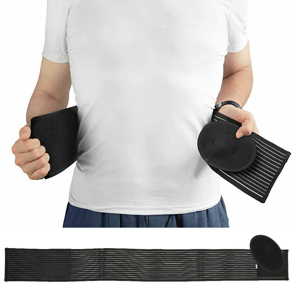 Umbilical Hernia Belt - Abdominal Support Binder with One Compression Pad Unisex