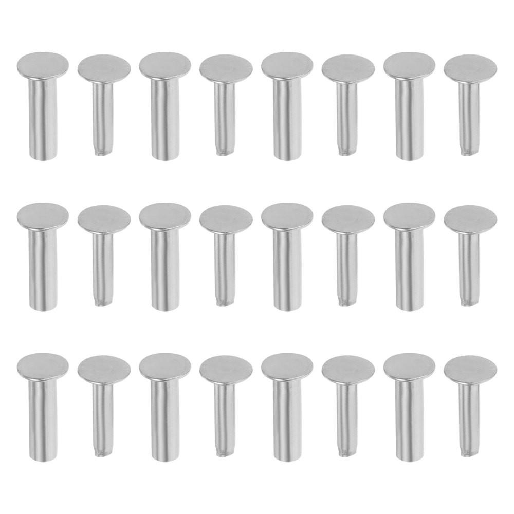 14 Pairs Kitchen Knife Handle Screw Rivets Fixing Nuts Cutlery Hardware