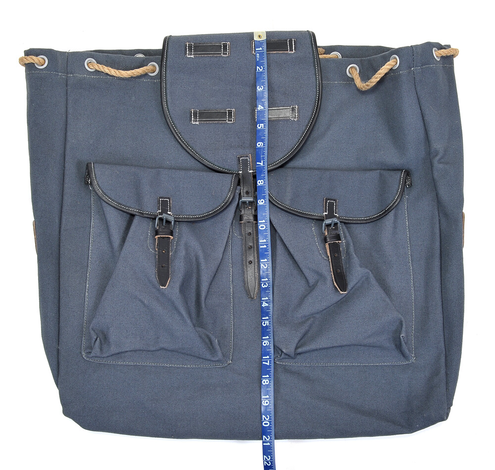 German WW2 M31 Luftwaffe Rucksack with Leather Straps