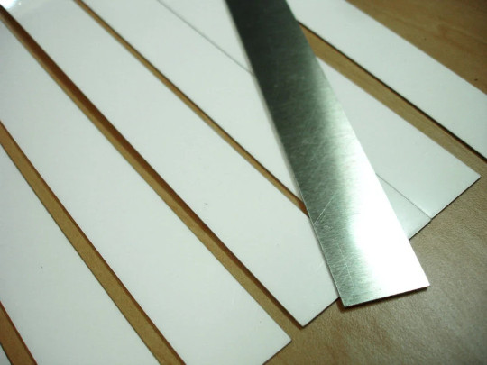 8 Chrome License Plate Printing Strips For Dye Sublimation