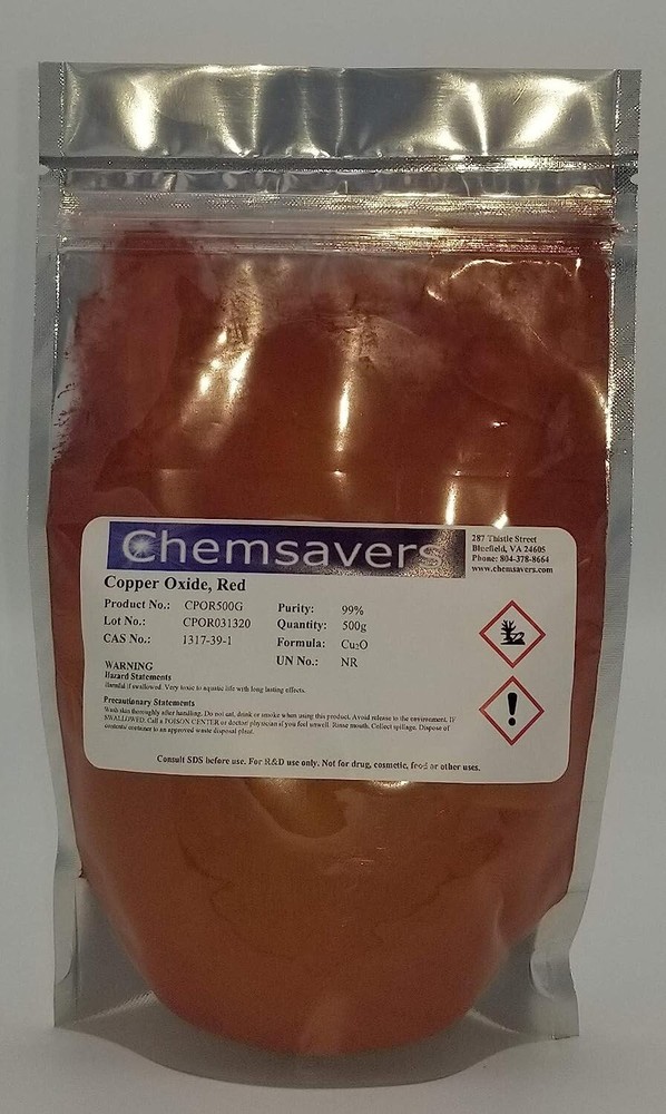 Copper Oxide, Red, 99%, 500g