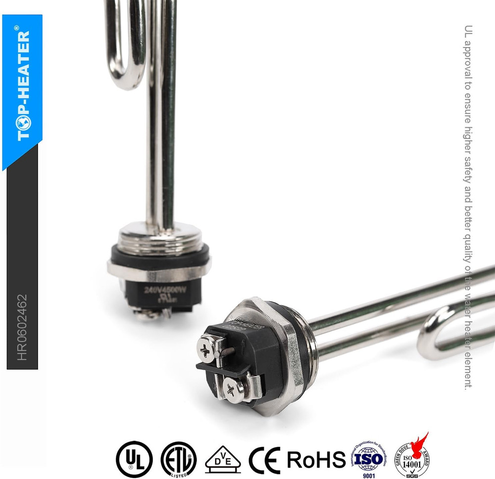 Water Heater Element 4500W,Foldback Type Universal Screw-In 02582 Heater Heating