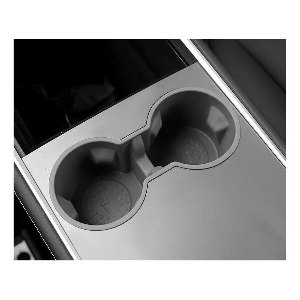 Tesla Model 3 2017-2023 & Model Y Front Console Water Cup Holder Liner Insert
