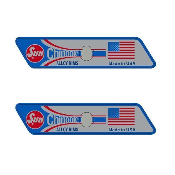 SUN - Chinook rim decals