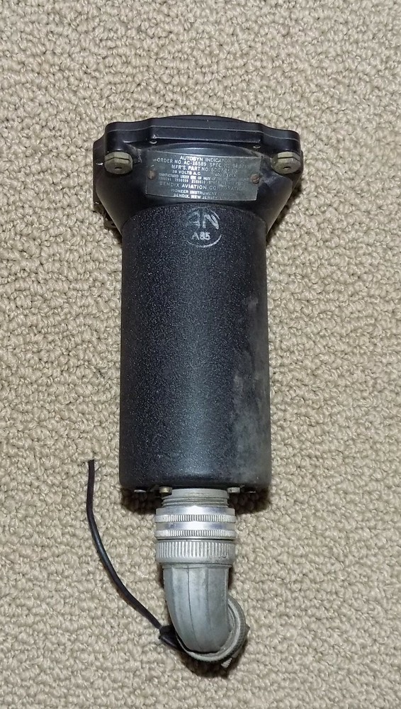 Bendix 6007-1E-7-A Autosyn Fuel Flow Indicator Unit