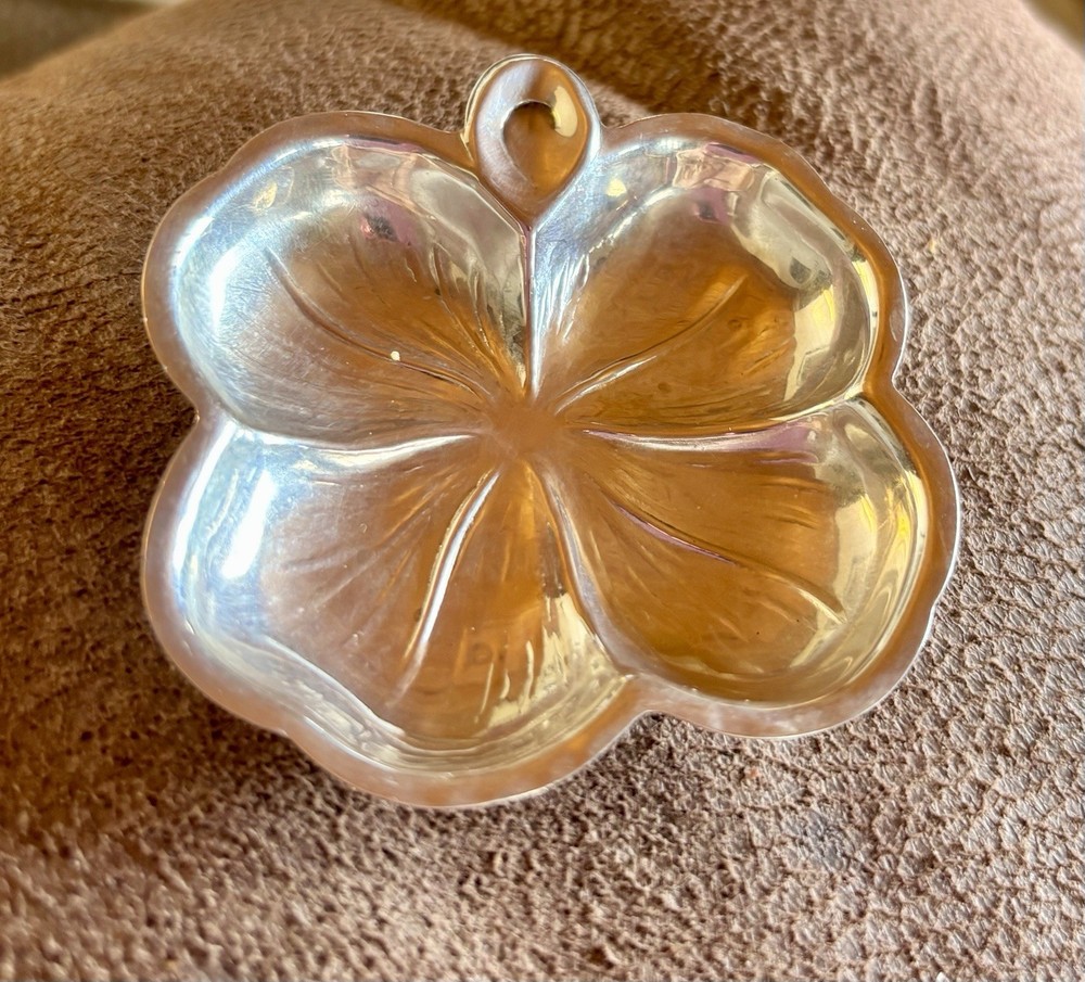 Vintage Sterling Silver Lenox Clover Design Dish