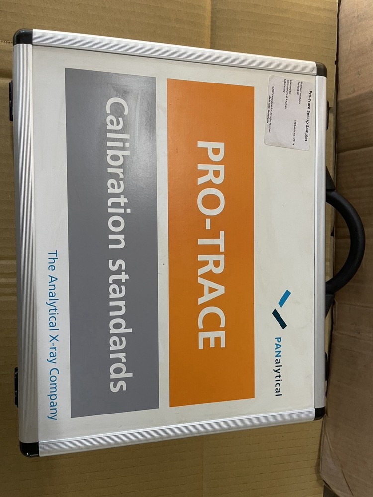 PANalytical PRO-TRACE XRF Calibration Reference Standards Set w/ Case