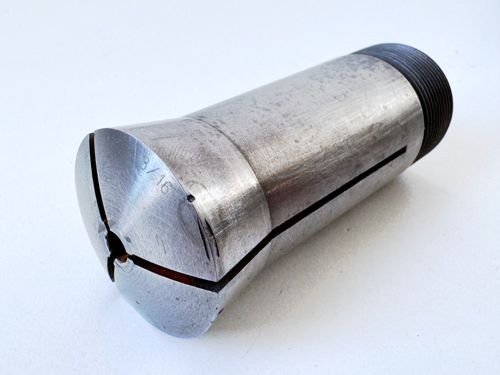 3/16" HARDINGE 5C Round Collet Internal & External Threads .1875" USA