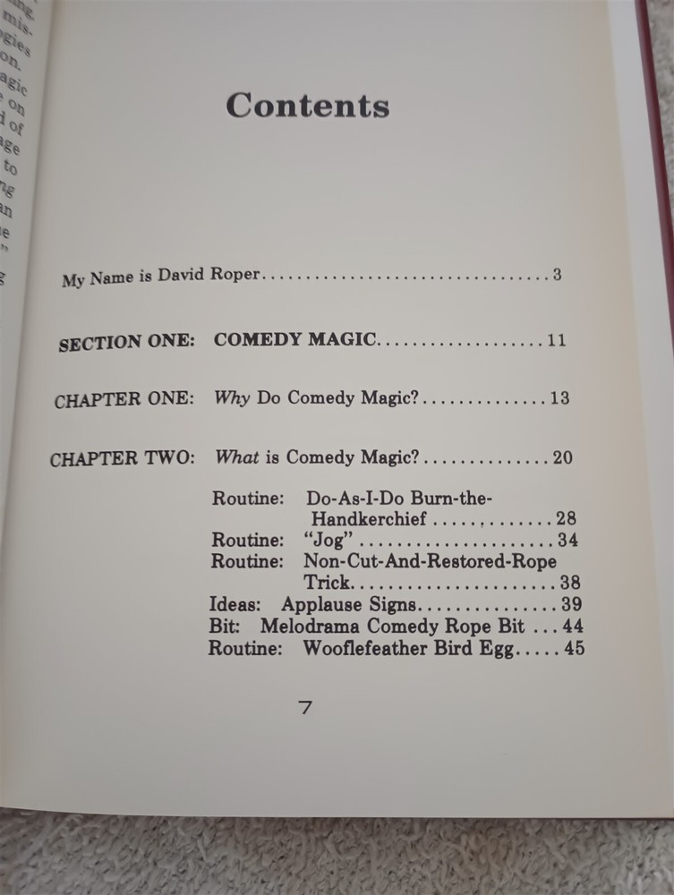 The Comedy Magic Textbook by David Roper, David Ginn Brand New OOP