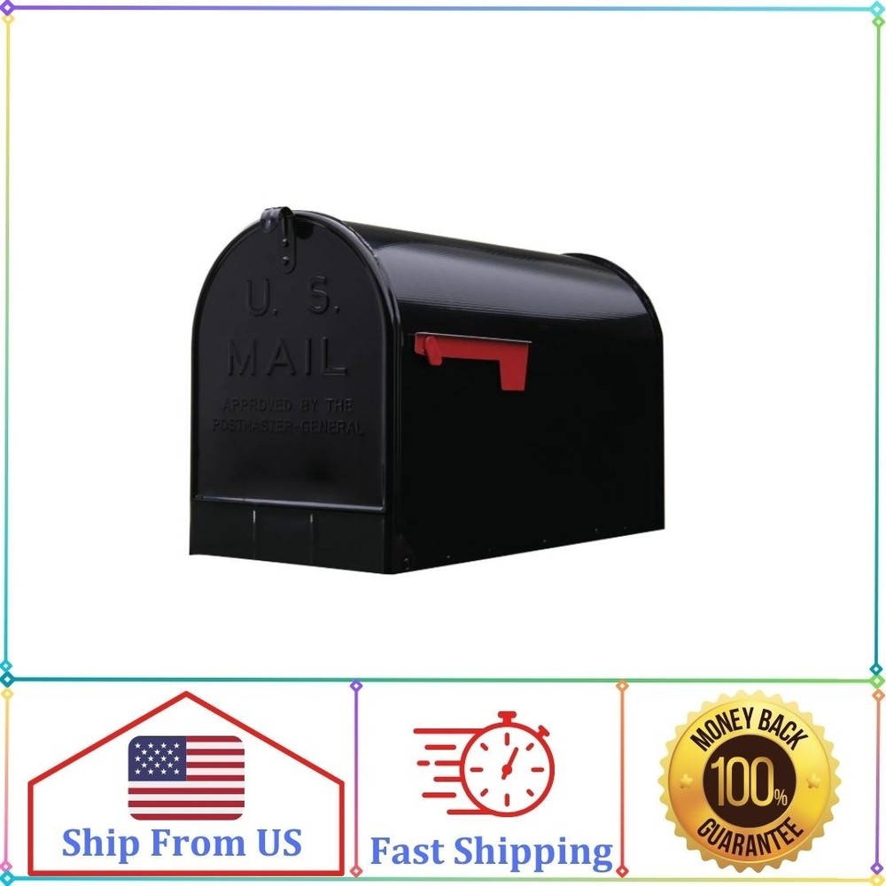 Architectural Mailboxes Stanley Galvanized Steel, Extra Large, Post-Mount Mailbo