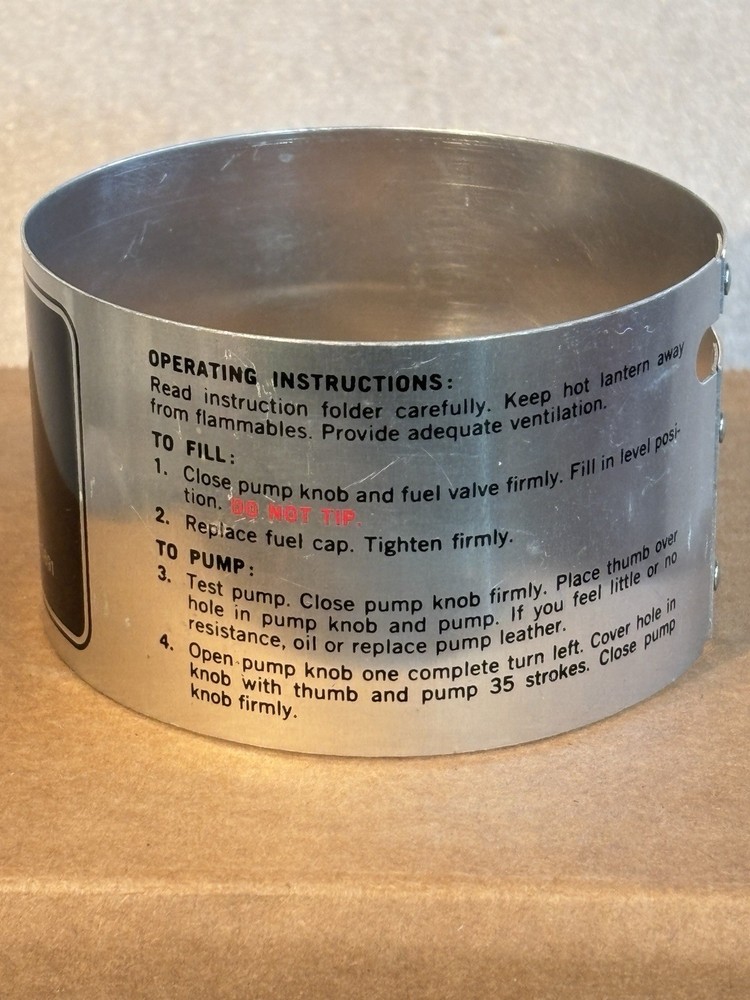 Coleman Lantern 220H Frame Rest Base Collar #2