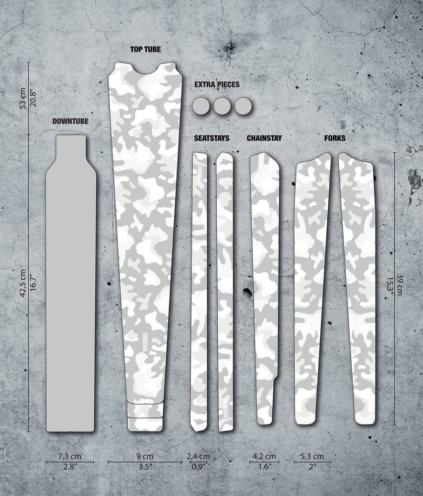 DYEDBRO - Gravel Frame Protector - Multiple Styles