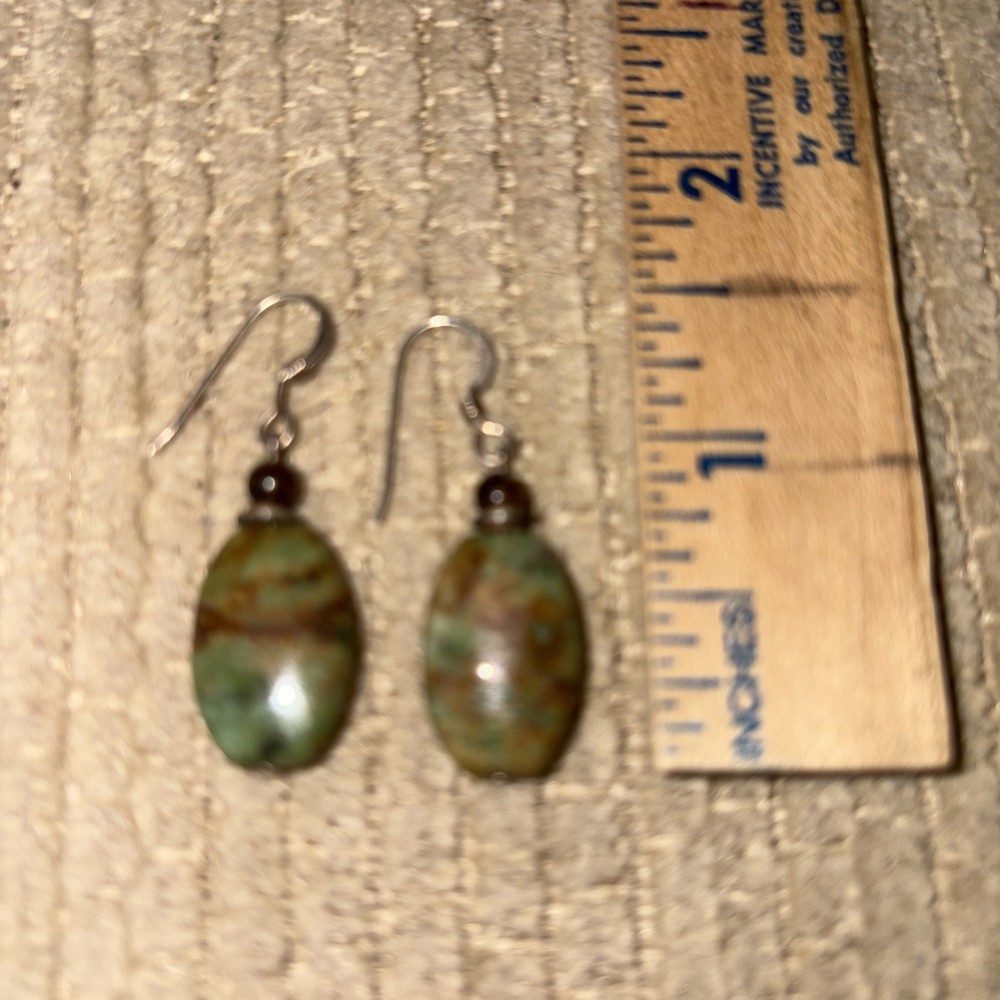 Rising Phoenix Navajo Turquoise Hook Earrings