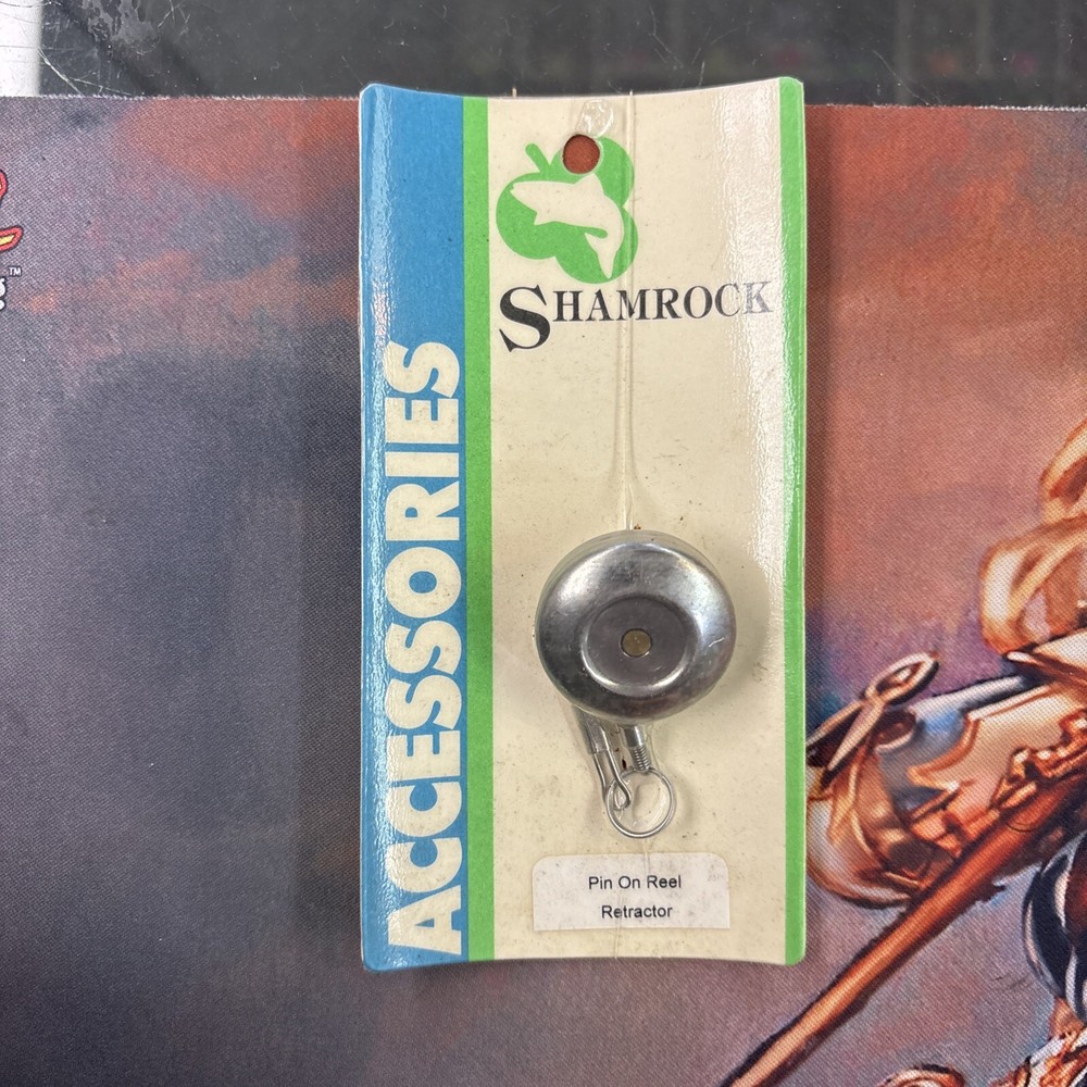 Shamrock Pin On Reel Retractor