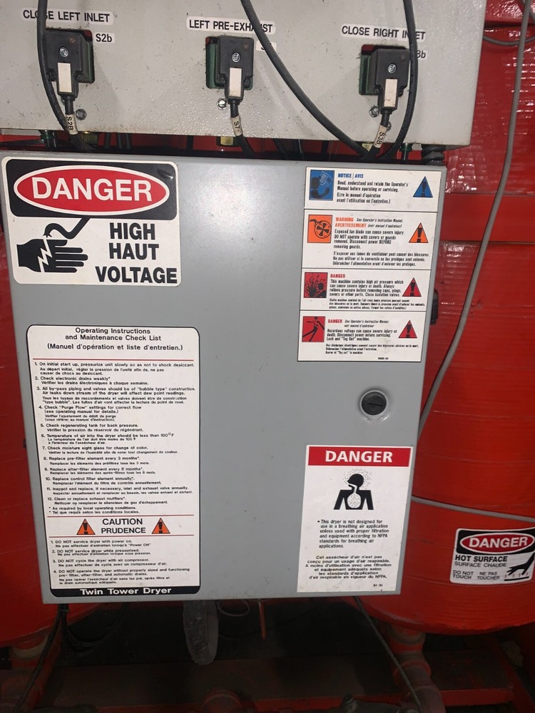 Parker Domnick hunter externally heated dryer