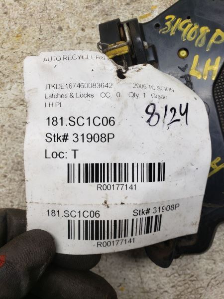 2006 TC SCION Keys/Latches/Locks 177141