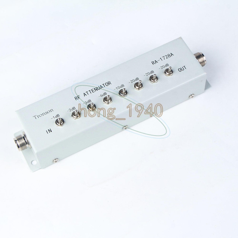 0 - 82DB VARIABLE/ STEP ATTENUATOR 50 OHM for Ham Radio Transmitter NEW