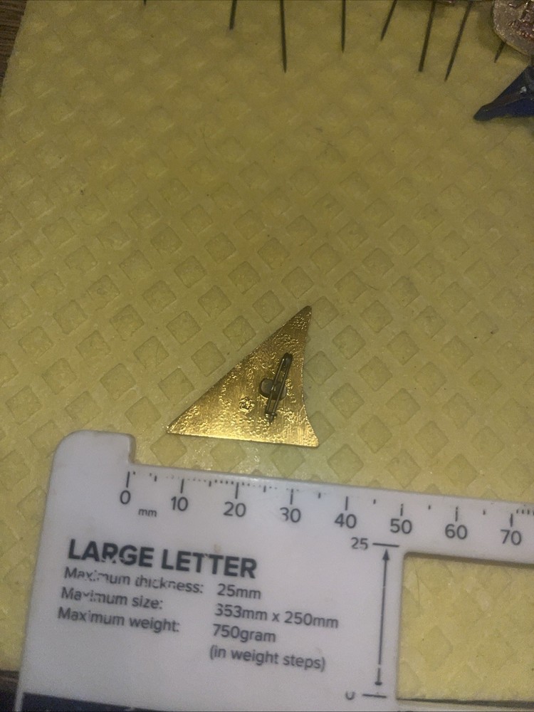 Vintage Soviet Space Pin – “Soyuz–Salyut” USSR Space Program