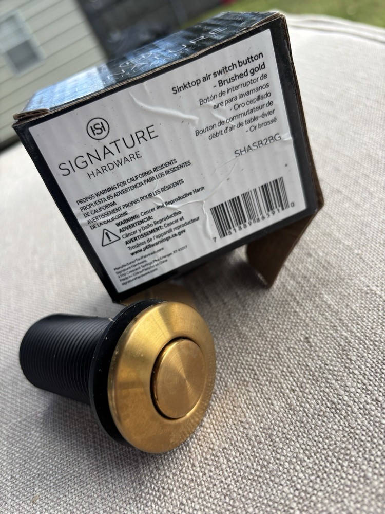 Garbage Disposal Air Switch Button