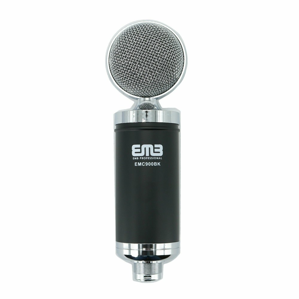EMC900 Multi-Pattern Large Diaphragm Condenser Project Studio Microphone Black