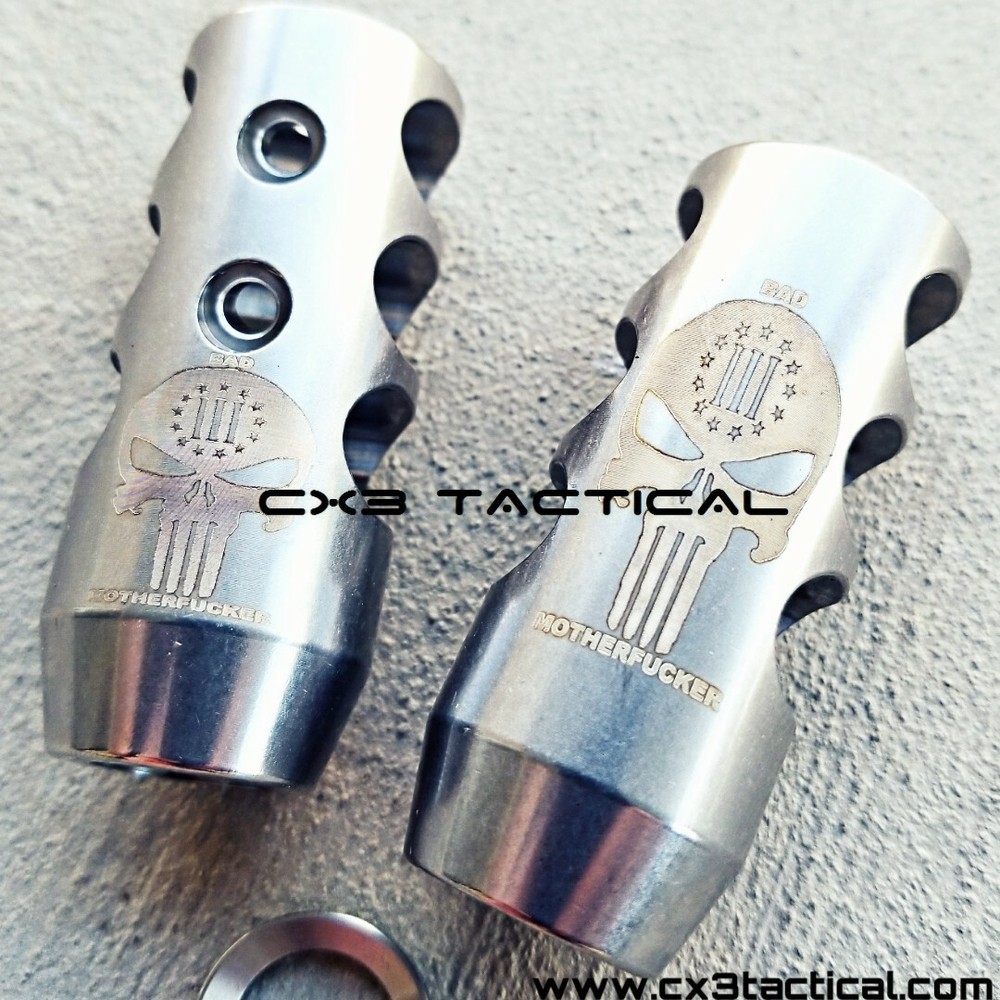 Ruger 10/22 Stainless Steel Muzzle Brake Compensator Comp 1/2x28 TPI Threaded