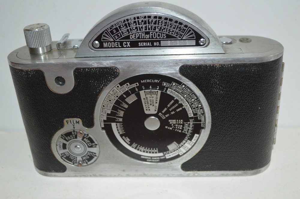 universal Mercury II 35mm 1/2 frame camera shutter w case shutter works