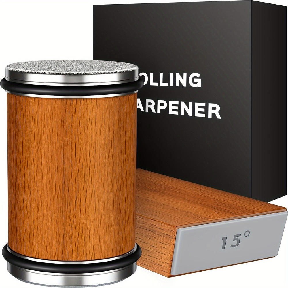 Diamond Rolling Knife Sharpener - Adjustable 12°/15°/17°/19°/22° Angles