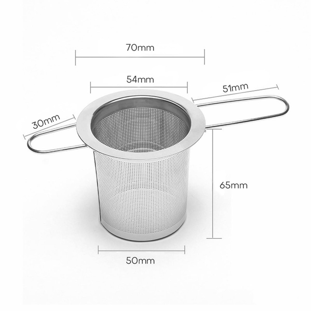 Tea Infuser,Stainless Steel Tea Steeper Fine Mesh , Large Capacity Tea Strain...