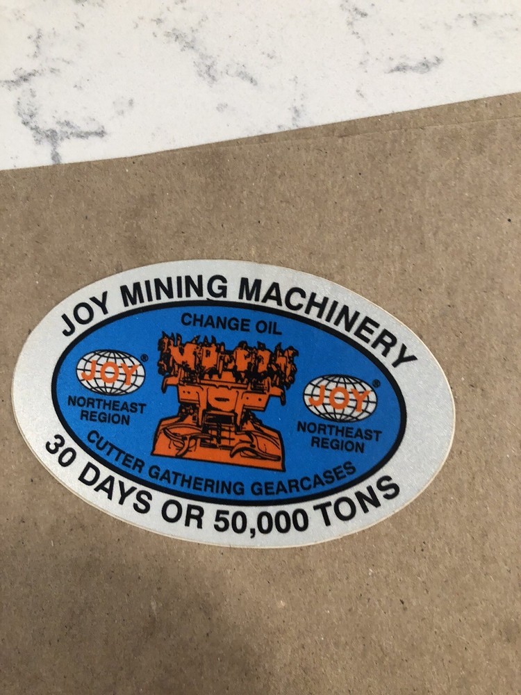 Joy Coal Mining stickers