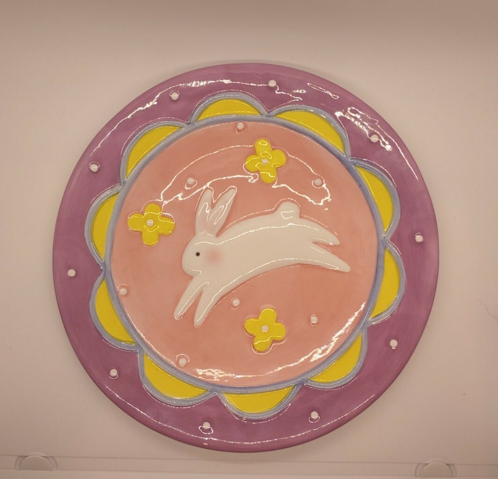 Plate Easter Bunny Decorations Easter Spring Plate Eggs Food Cookies Deserts