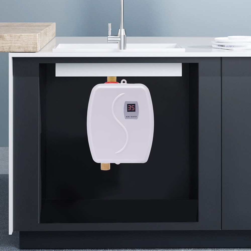 Instant Hot Water Heater Electric Tankless On Demand House Sink LCD